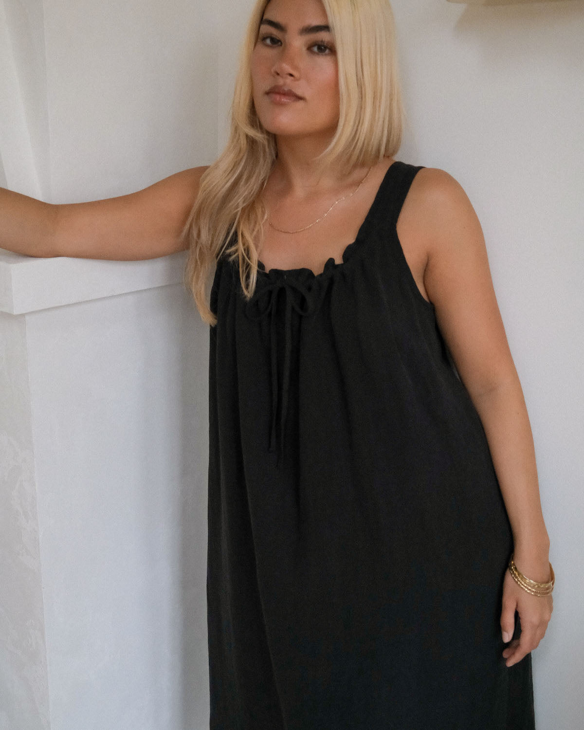 Gigi Dress | Long | Noir