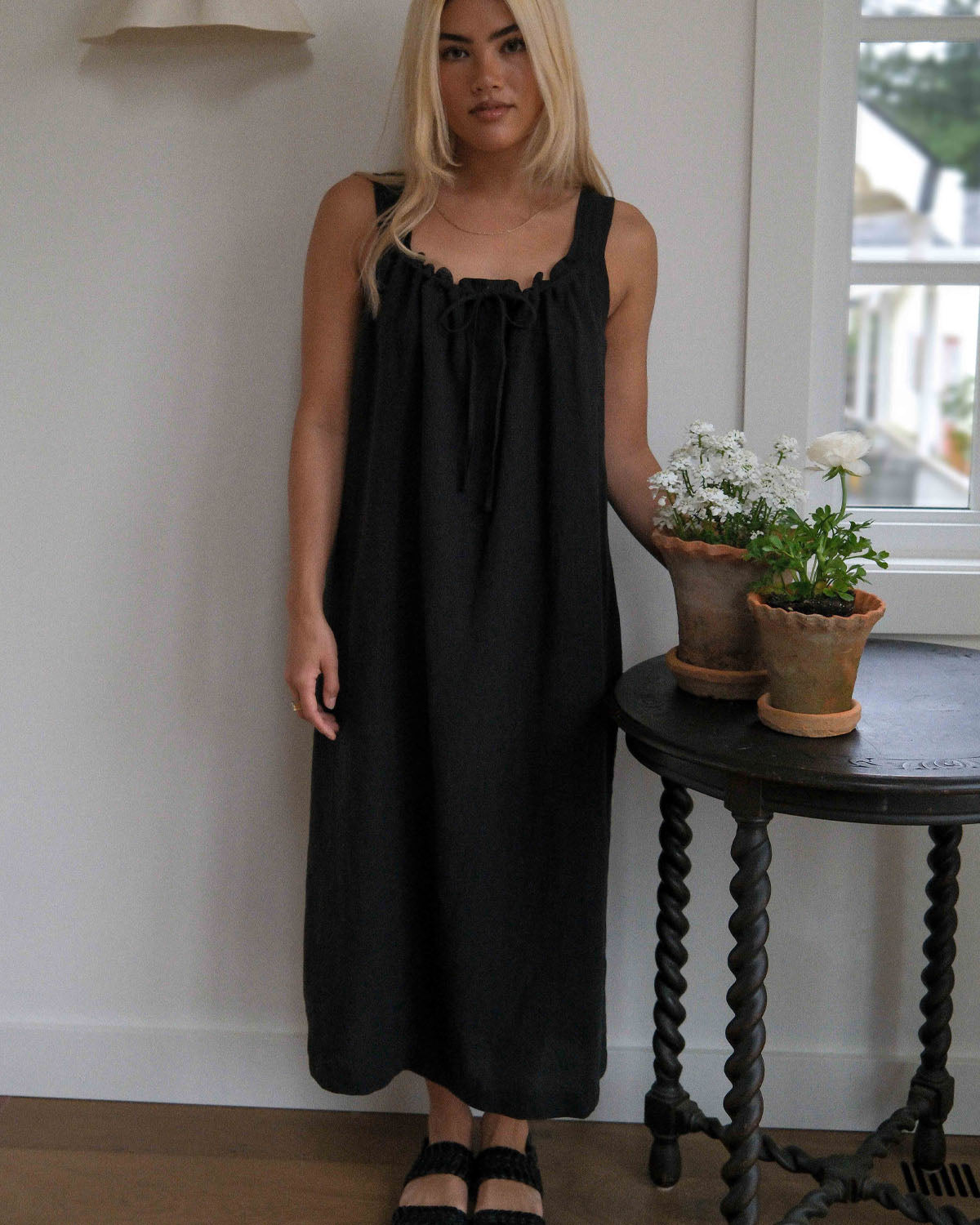 Gigi Dress | Long | Noir