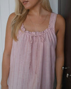 Gigi Dress | Long | Peony Stripe