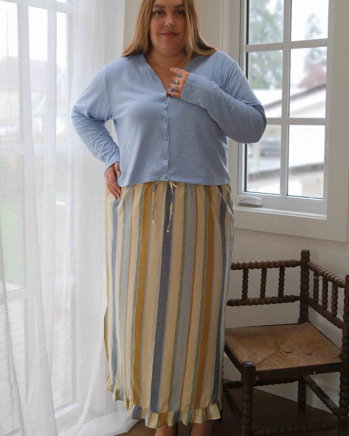 Girlie Skirt | Parasol Stripe