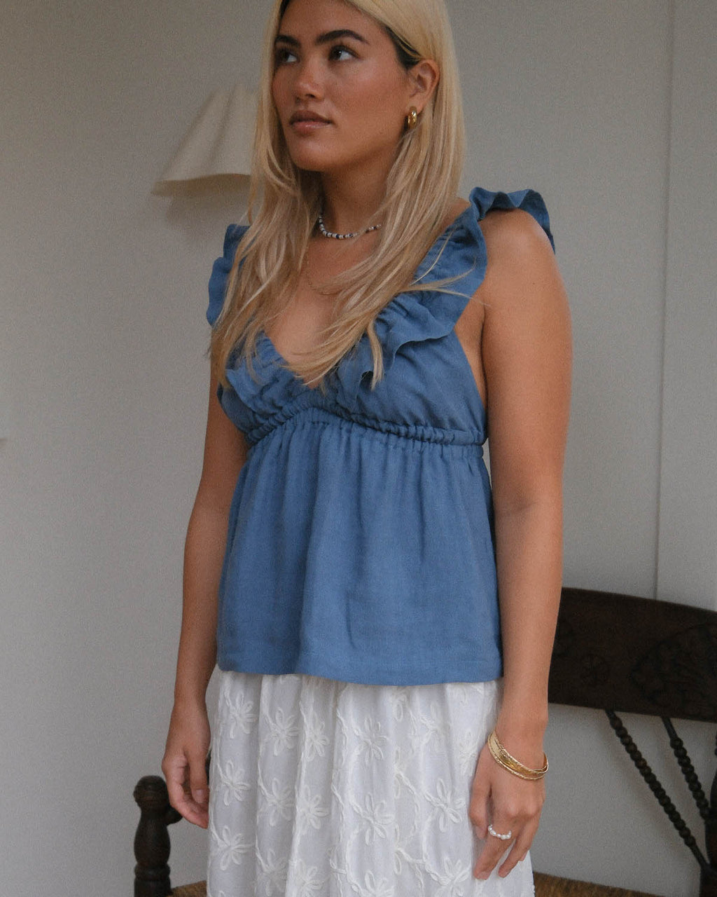 Milos Top | Denim