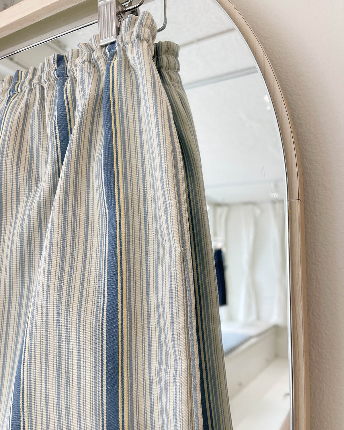 Imperfect | Girlie Mini | Beige/Blue Stripe | S