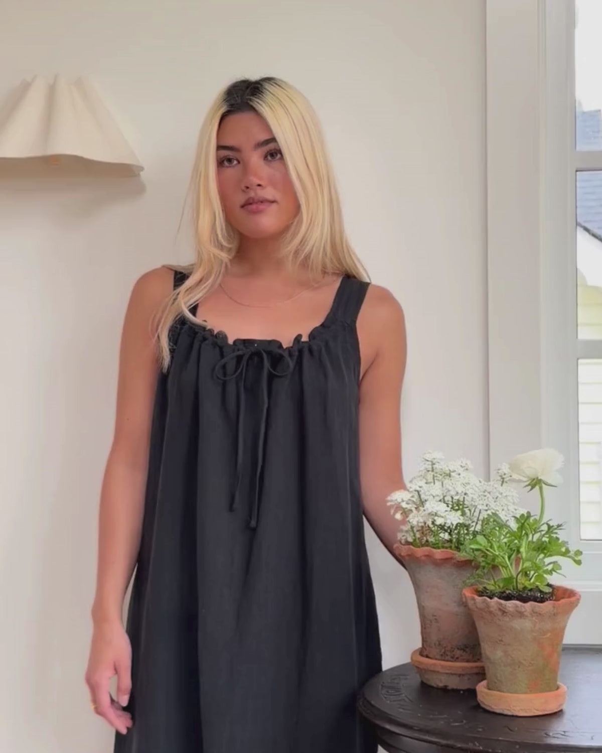 Gigi Dress | Long | Noir