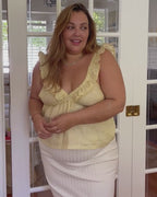 Milos Top | Limoncello Stripe