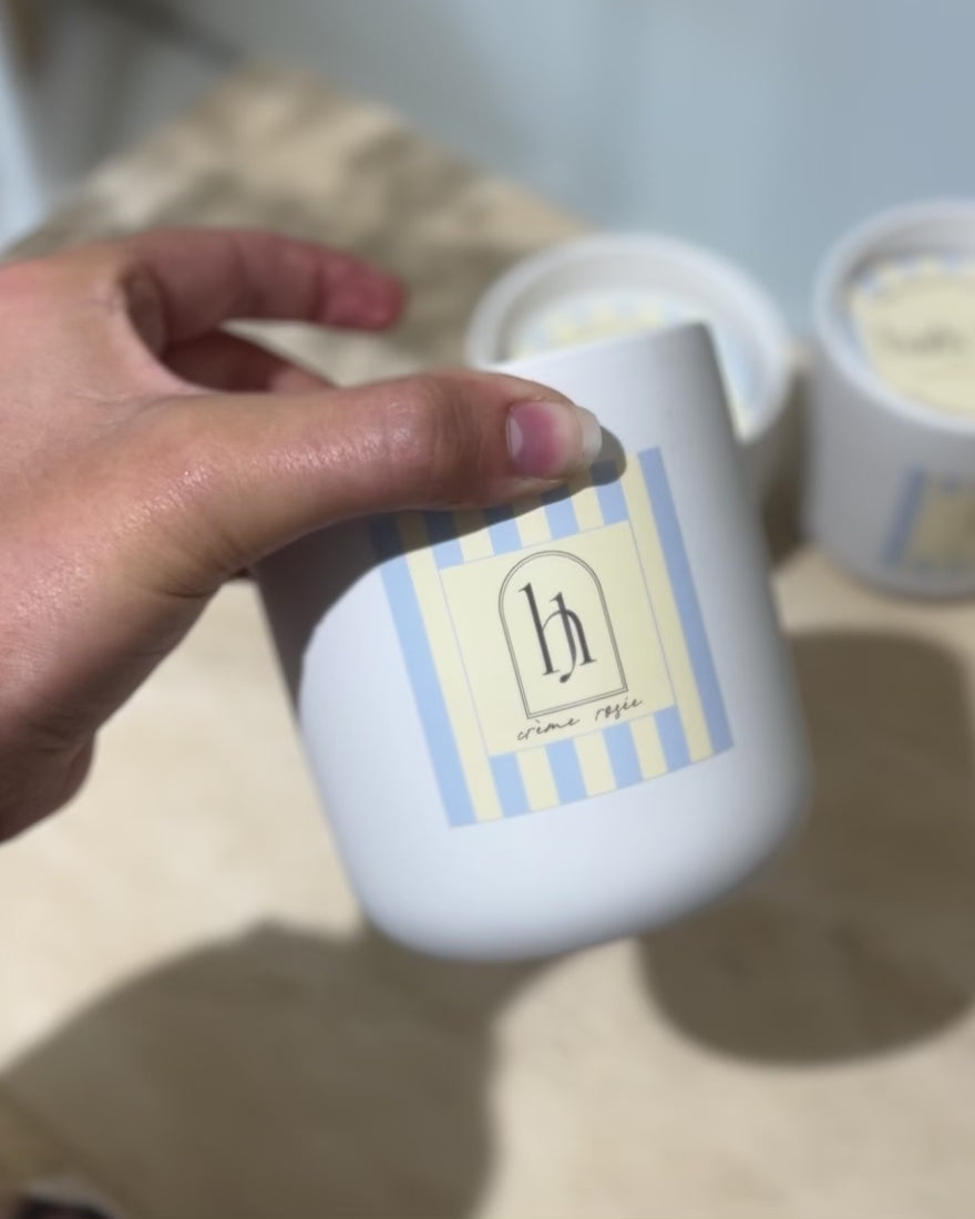 Crème Rosée 10oz Soy Candle
