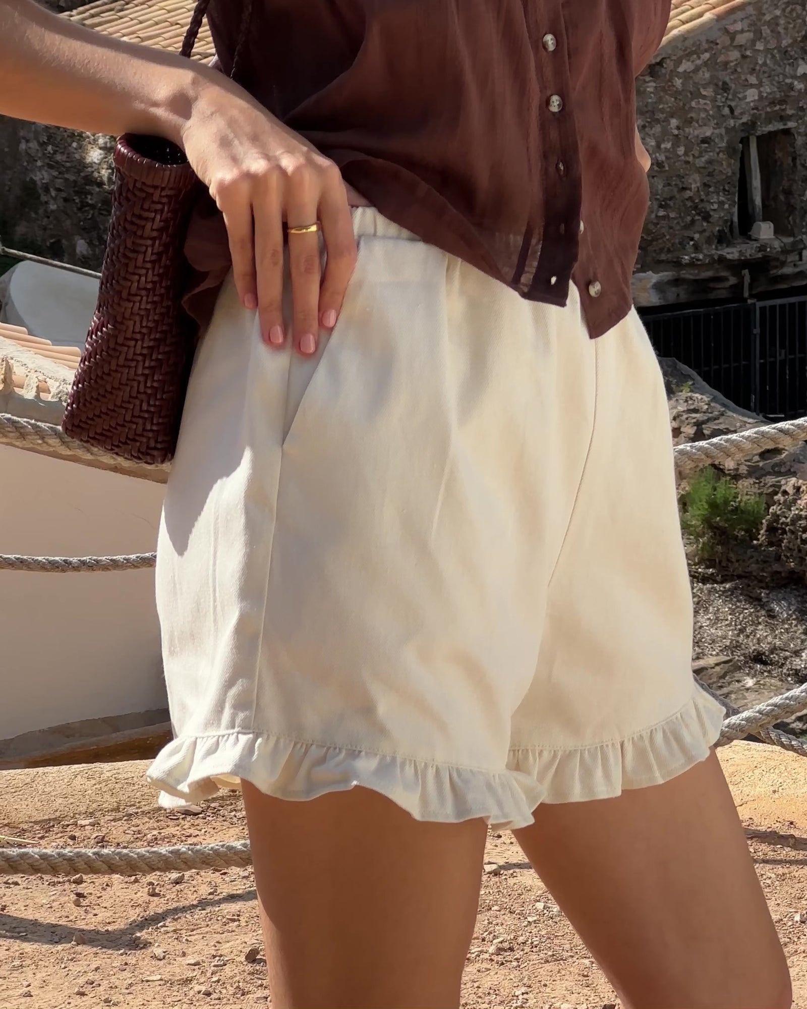 Last Chance | Clémentine Shorts | Cream | XXL/1X