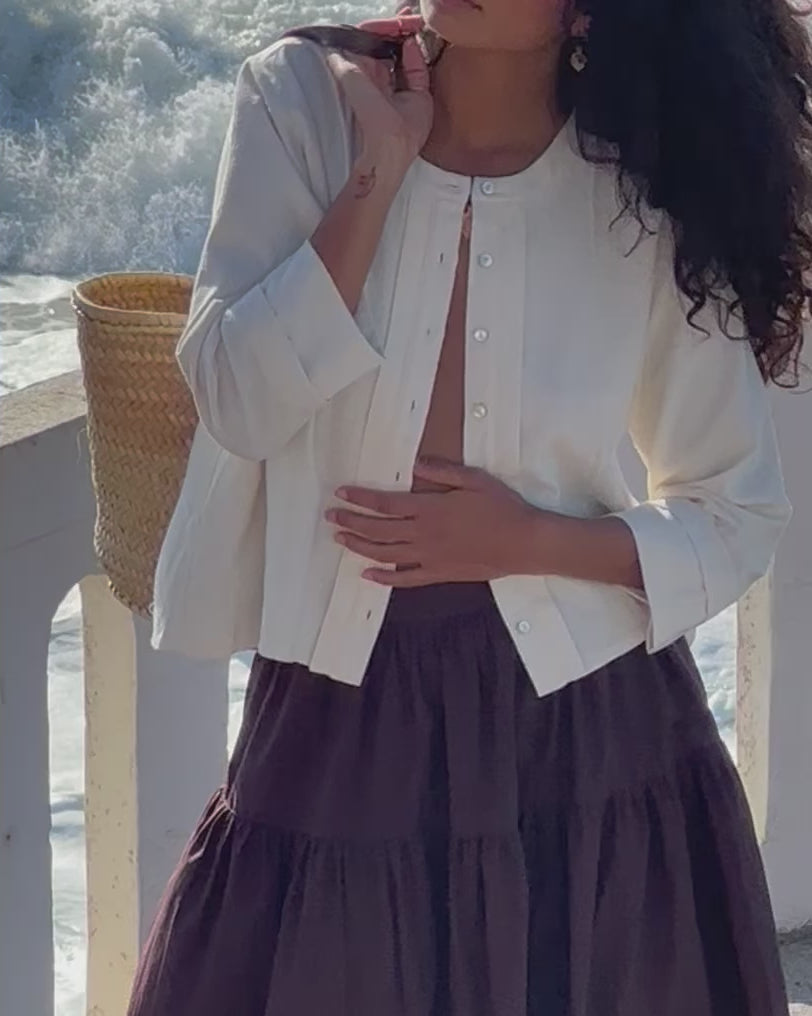 Lucia Blouse | Ivory