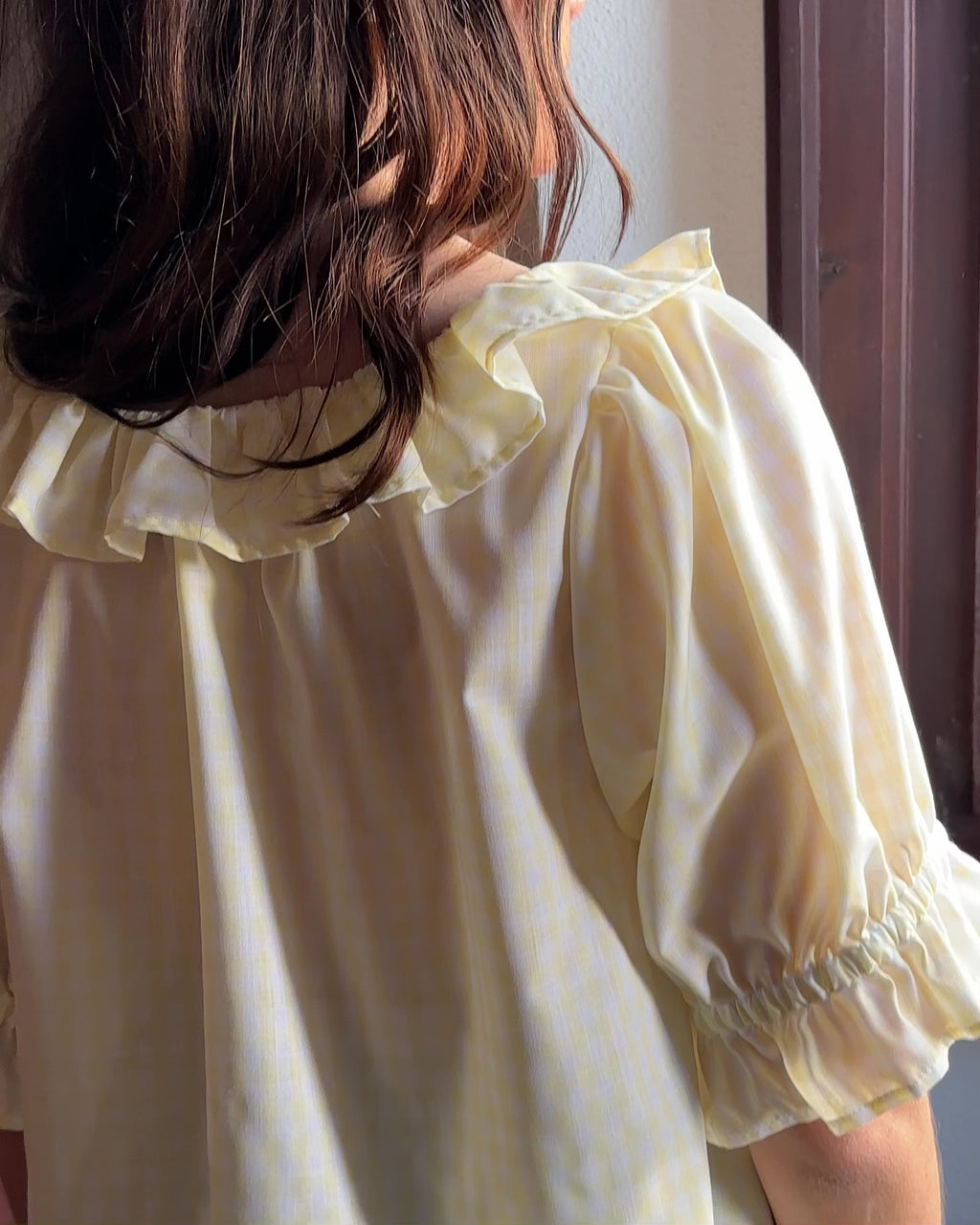 Doll Blouse | Lemon Check