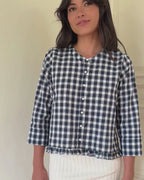 Claire Blouse | Écolière Plaid
