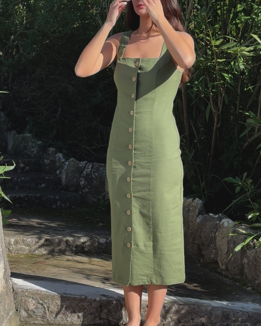 Last Chance | Provence Dress | Pistachio | L