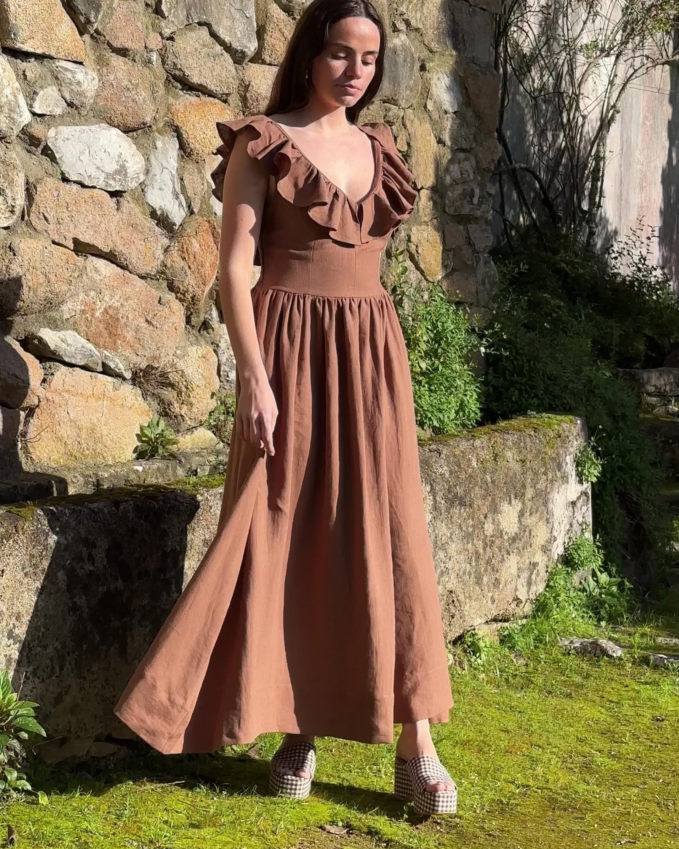 Céleste Dress | Chocolate