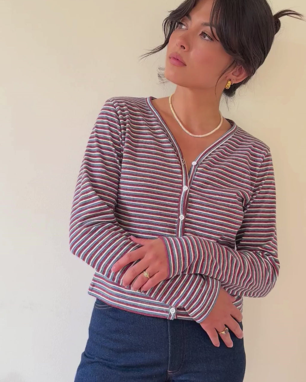 Casita Cardigan | Heritage Stripe
