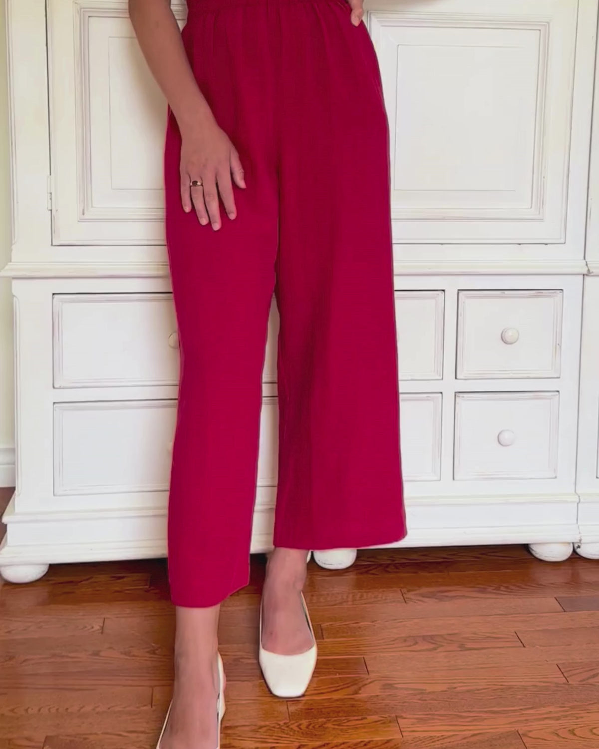 Aura Pants | Red Currant
