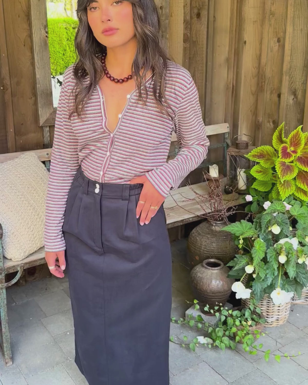 Clark Skirt | Midnight
