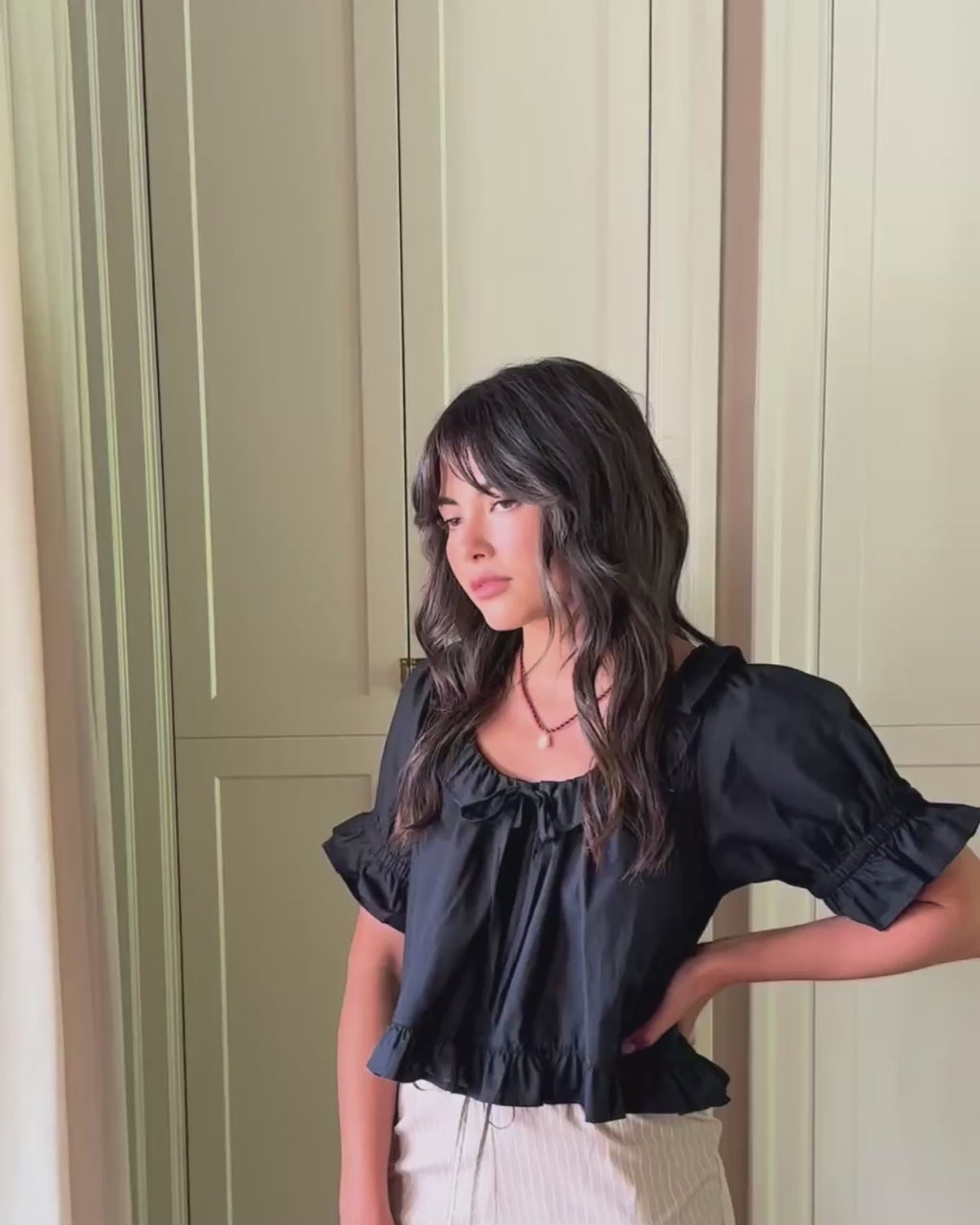 Doll Blouse | Black