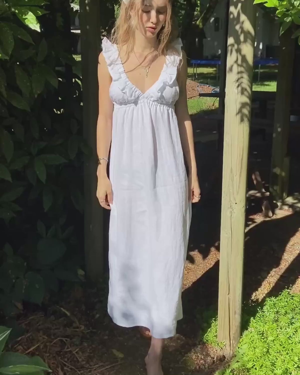 Milos Dress | White