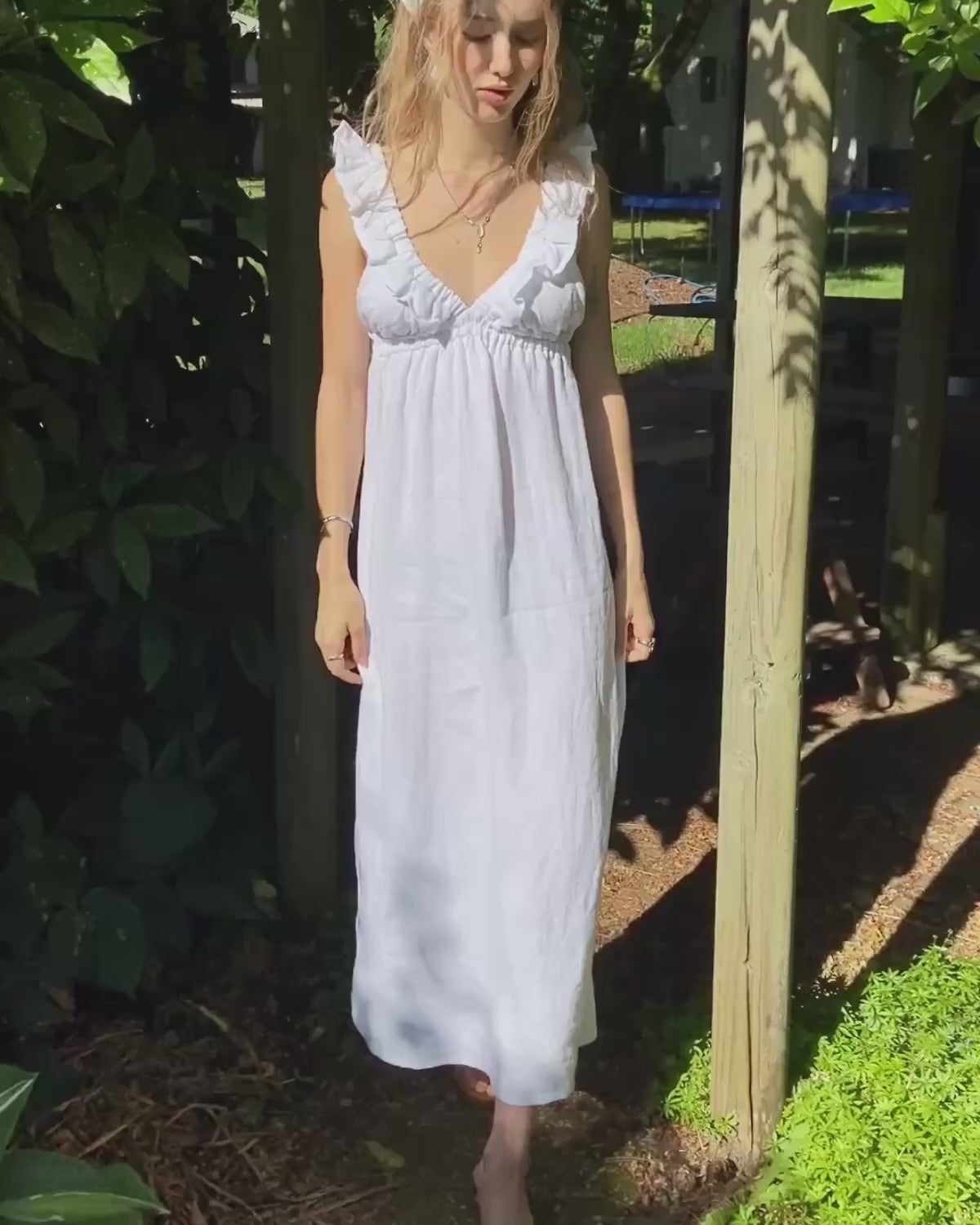 Milos Dress | White