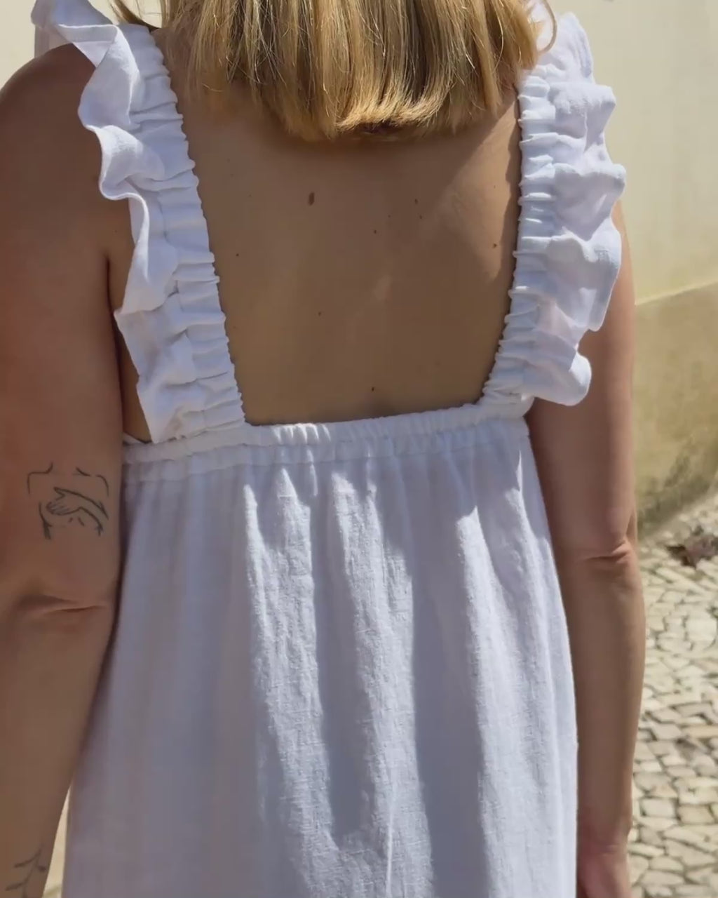 Milos Dress | White