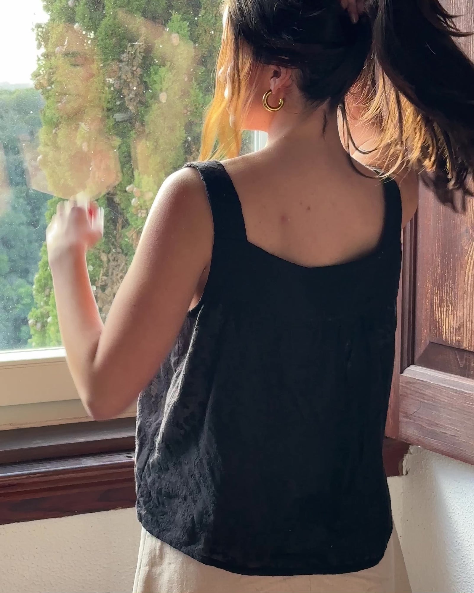 Last Chance | Nightie Tank | Noir Embroidery | L/XL