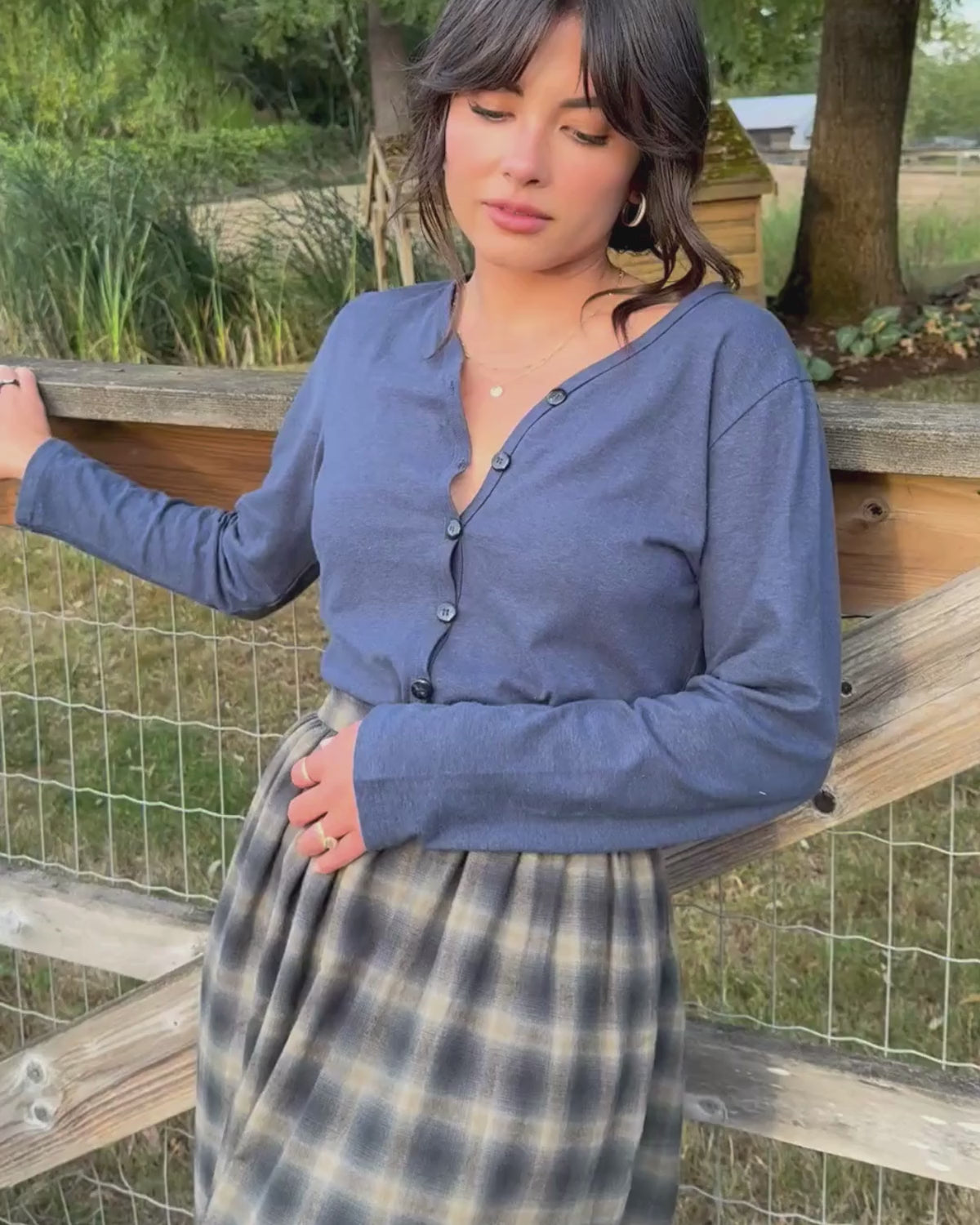 Casita Cardigan | Storm Blue