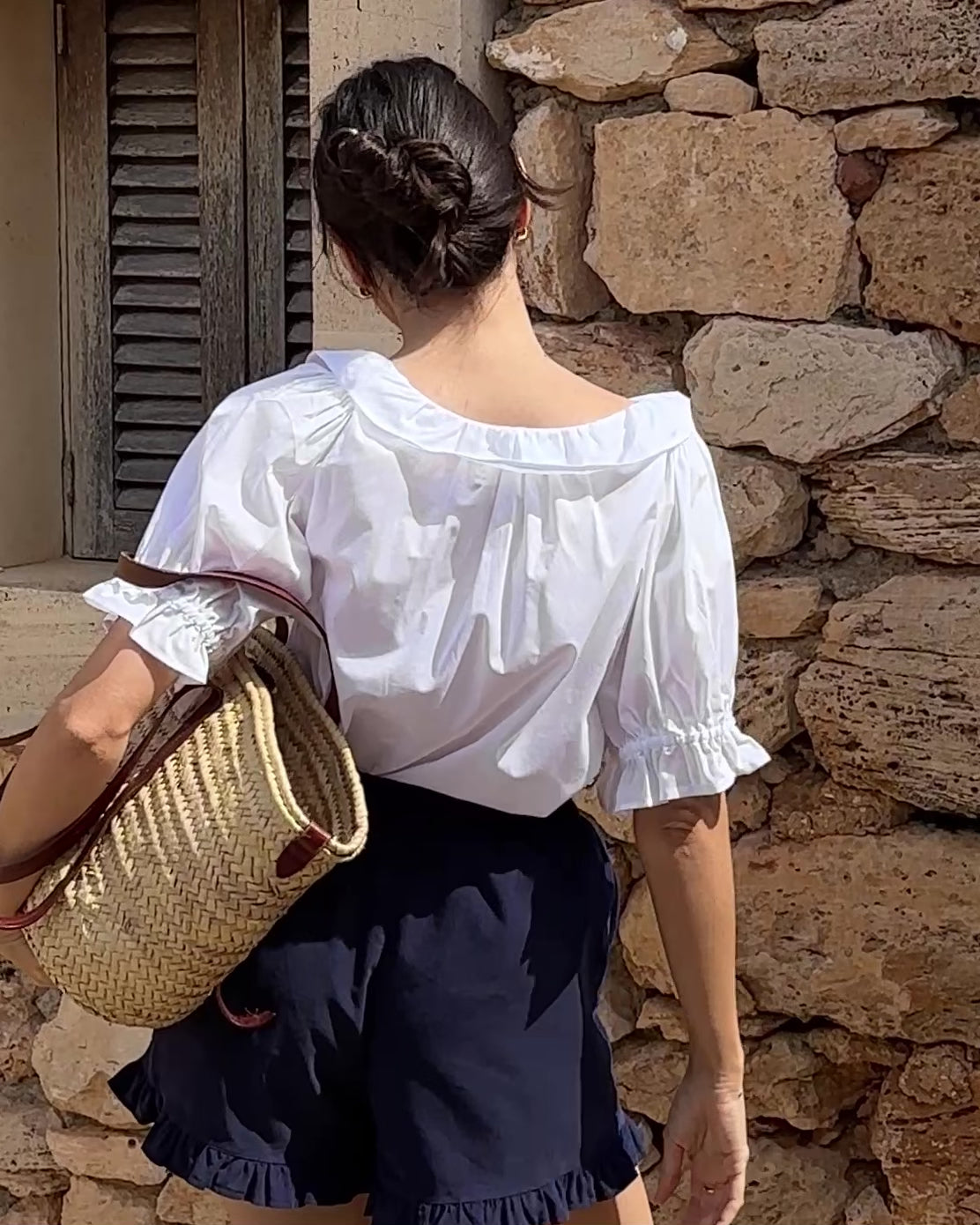 Doll Blouse | Crisp White