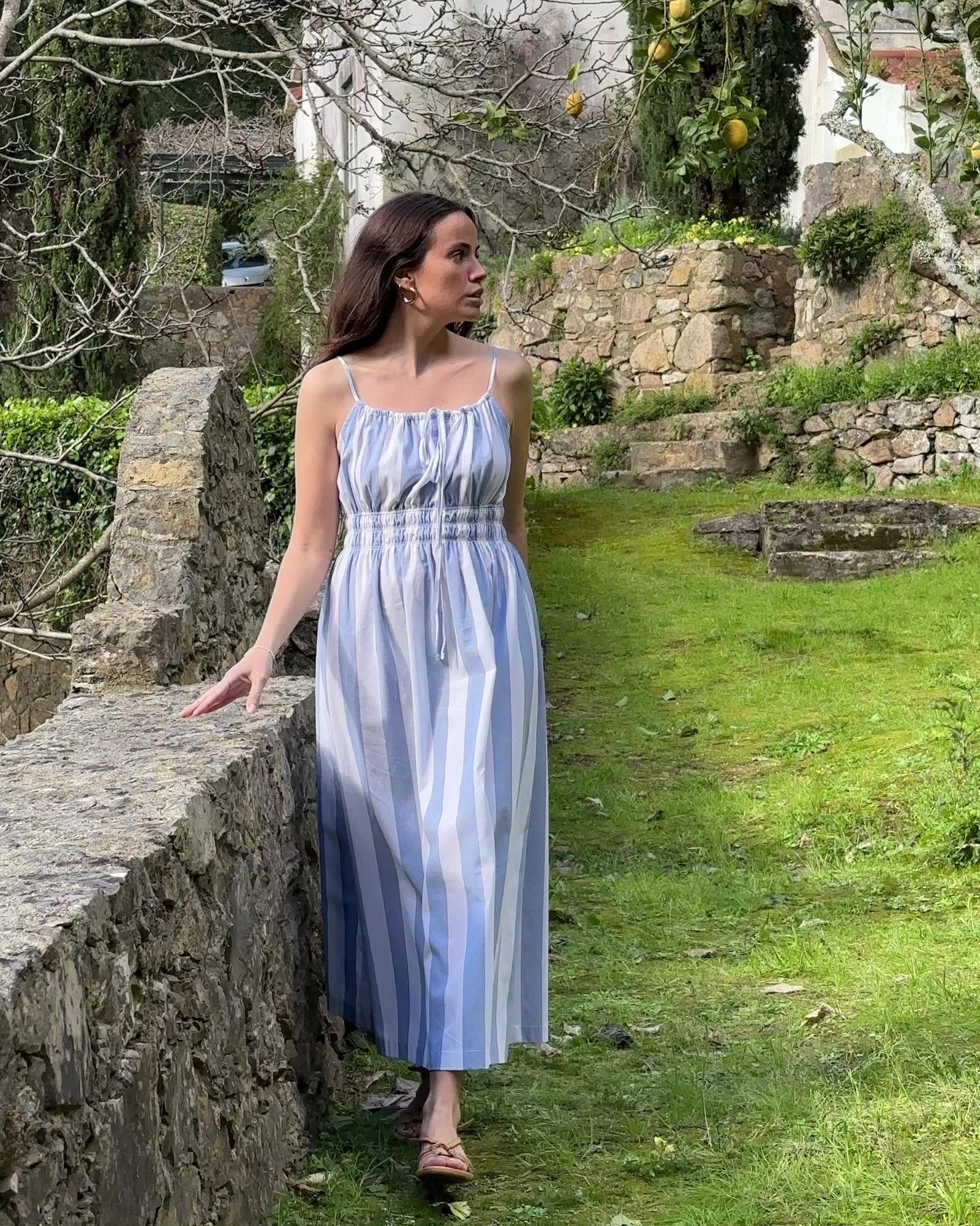 Sicily Dress | Coastal Stripes