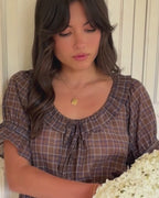 Doll Blouse | Highland Plaid