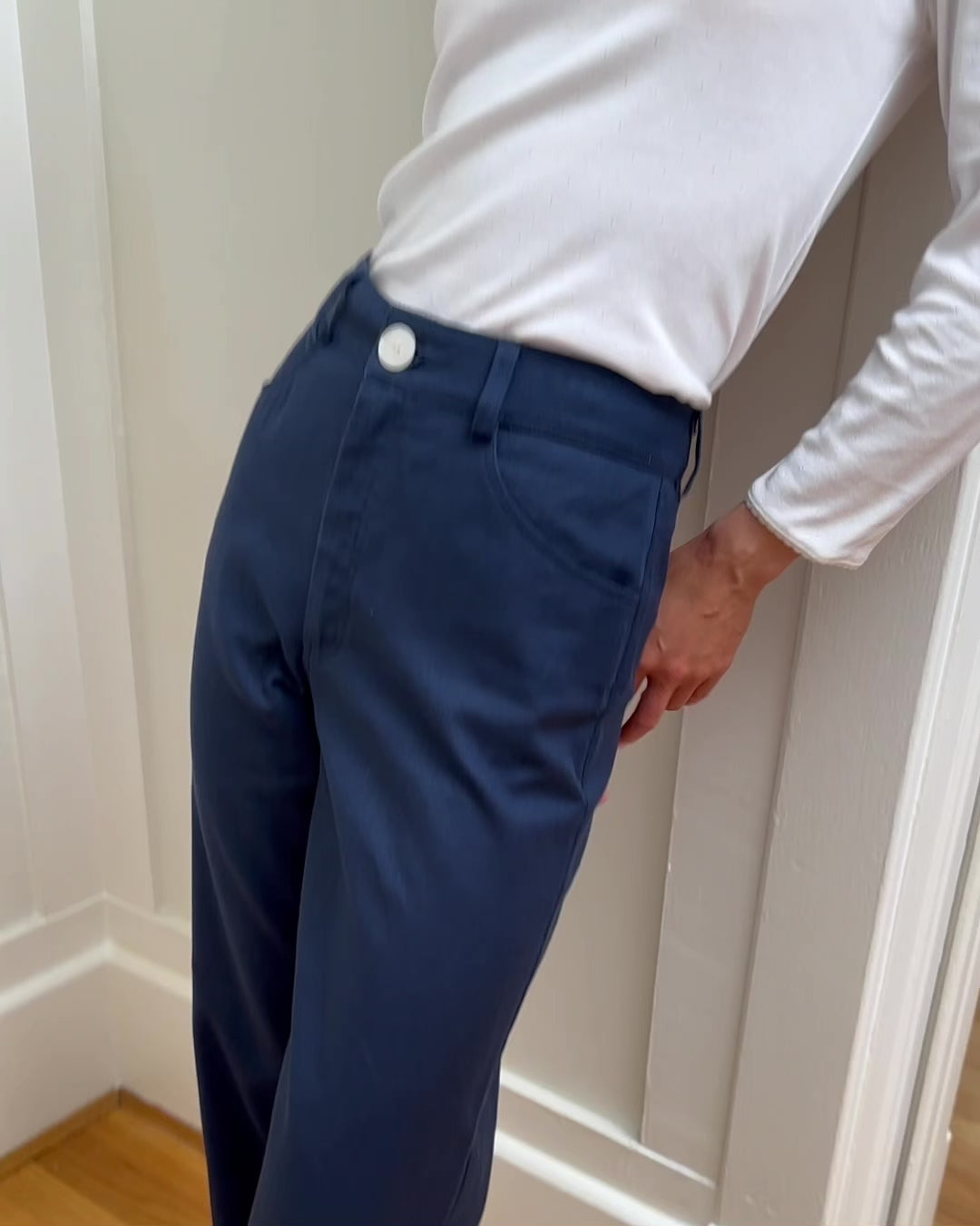 hj long sleeve | Pointelle