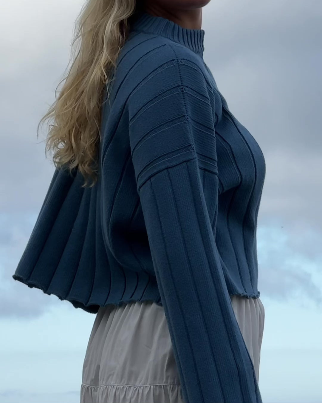 Muse Sweater | Blue Lagoon