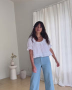 Doll Blouse | Crisp White