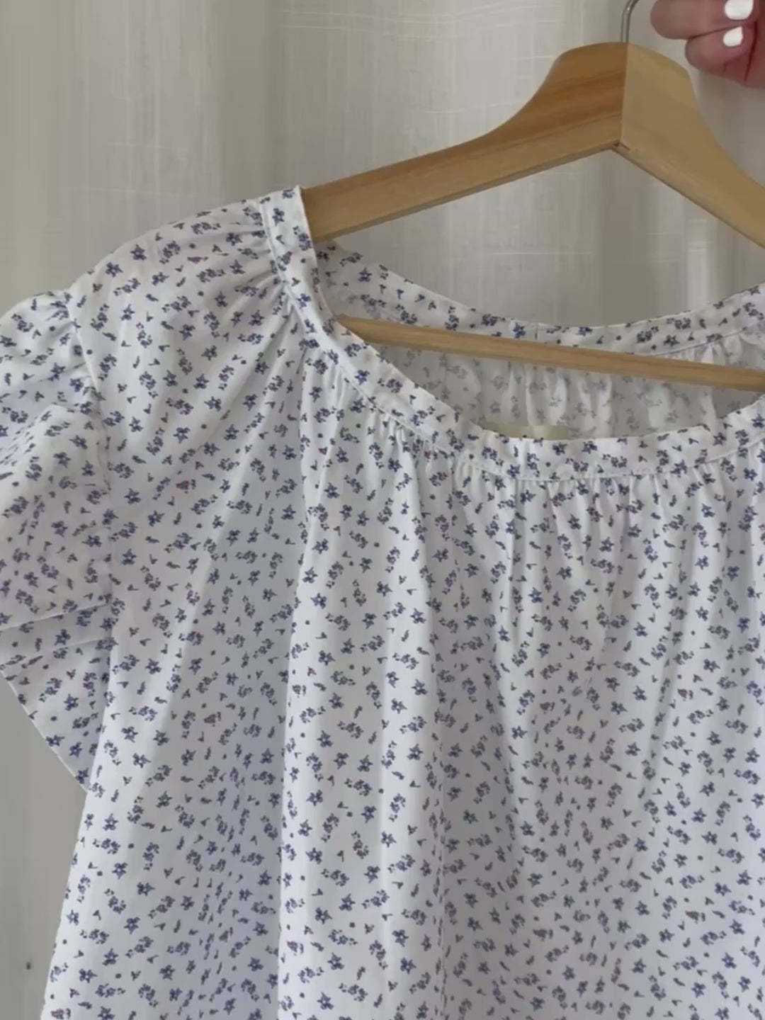 Cloud Sleepwear Top | Bouquet