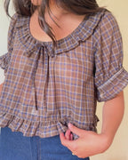 Doll Blouse | Highland Plaid