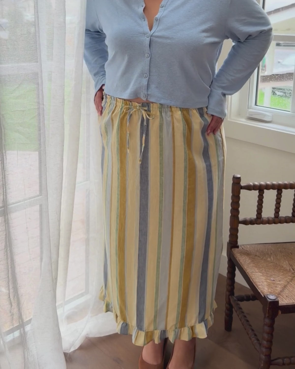 Girlie Skirt | Parasol Stripe
