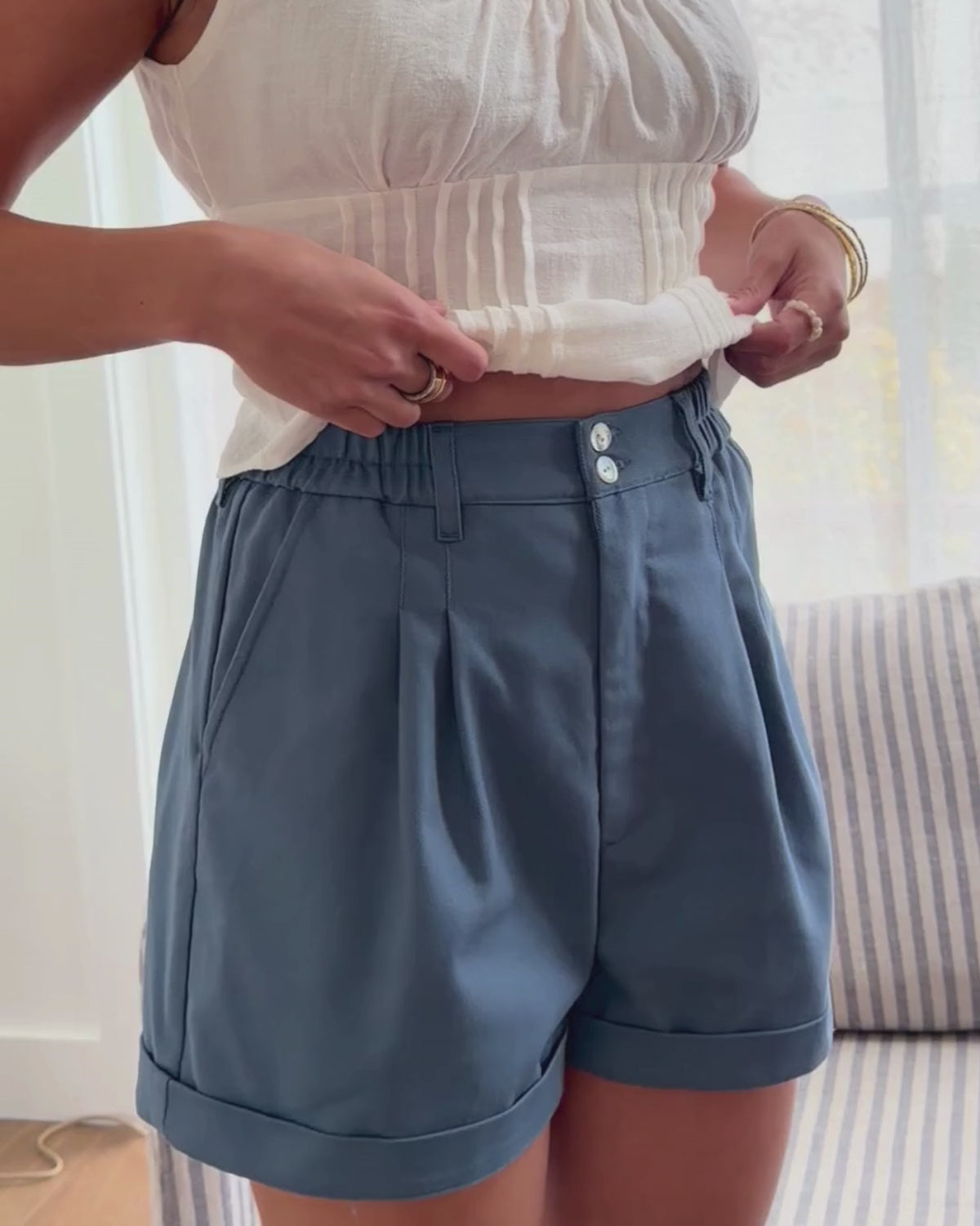 Thorne Shorts | Slate Blue