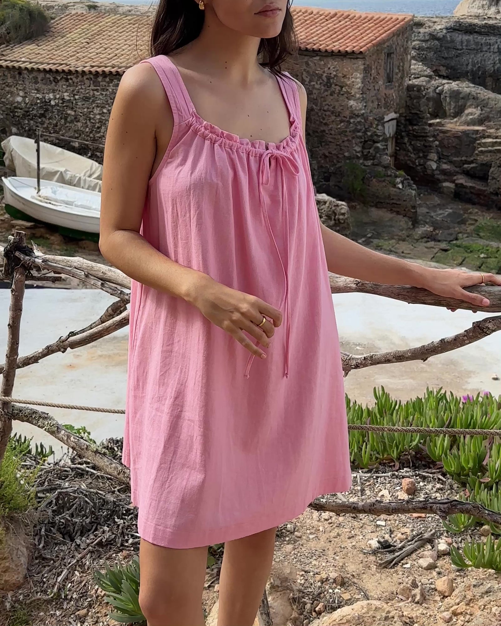 Gigi Dress | Bubblegum Pink