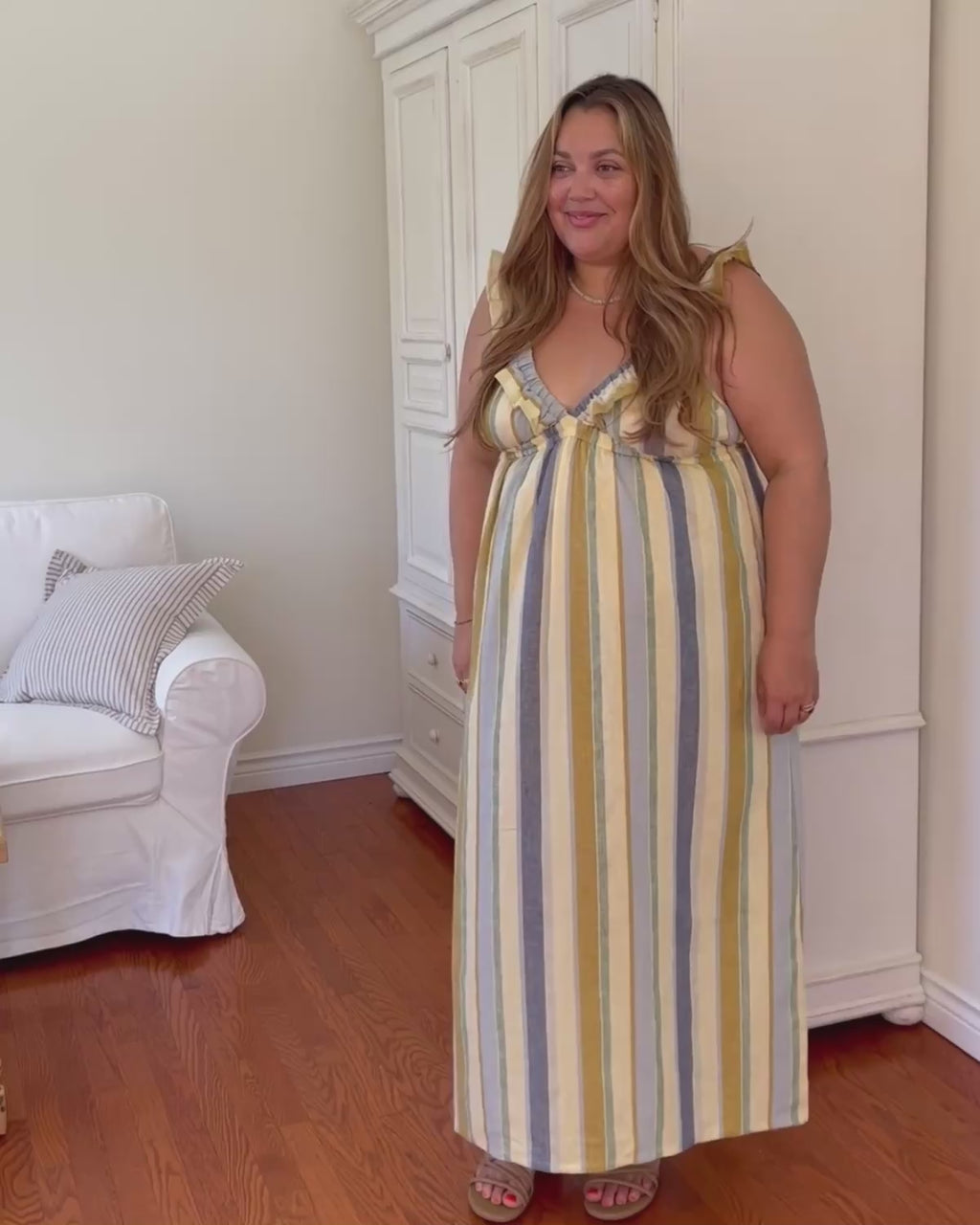 Milos Dress | Parasol Stripe