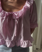Doll Blouse | Sweet Pea Plaid