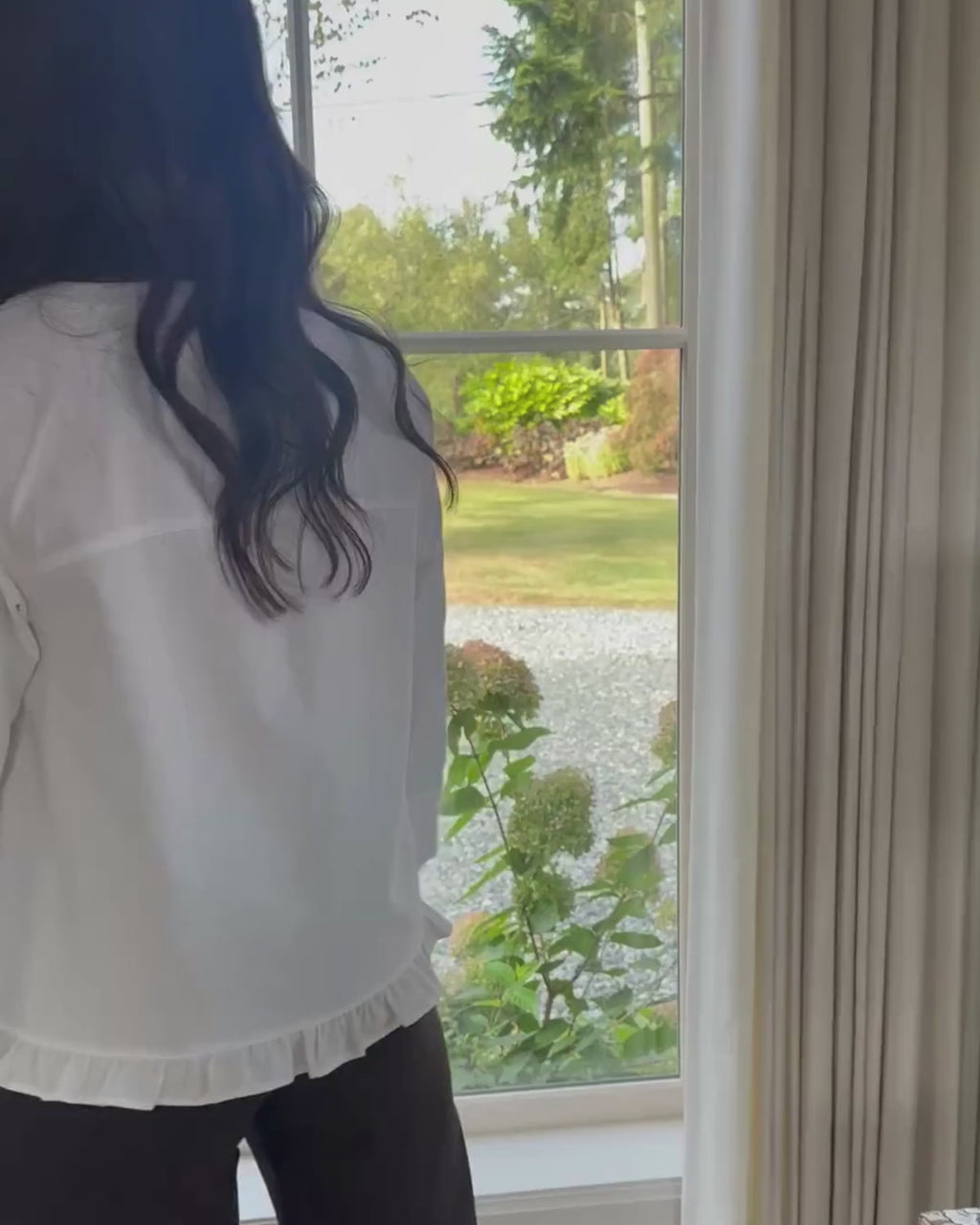 Claire Blouse | Ivory