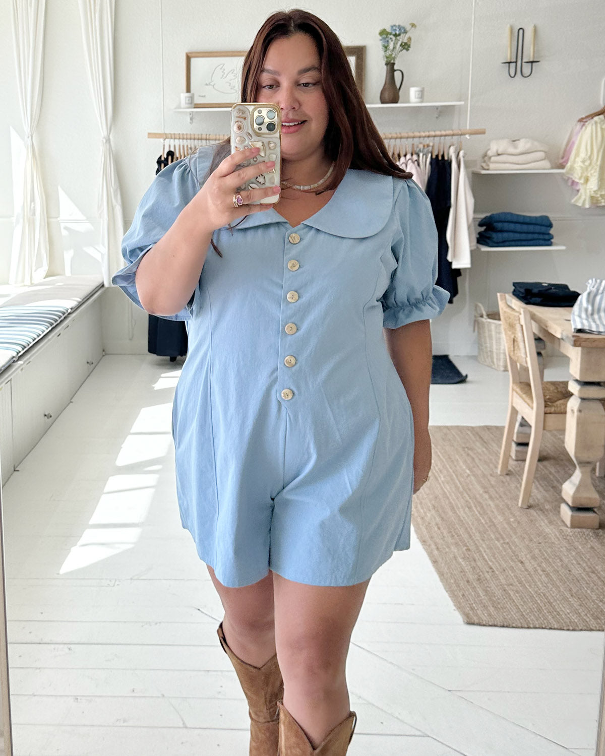 Last Chance | Dorothy Romper | Baby Blue | XL