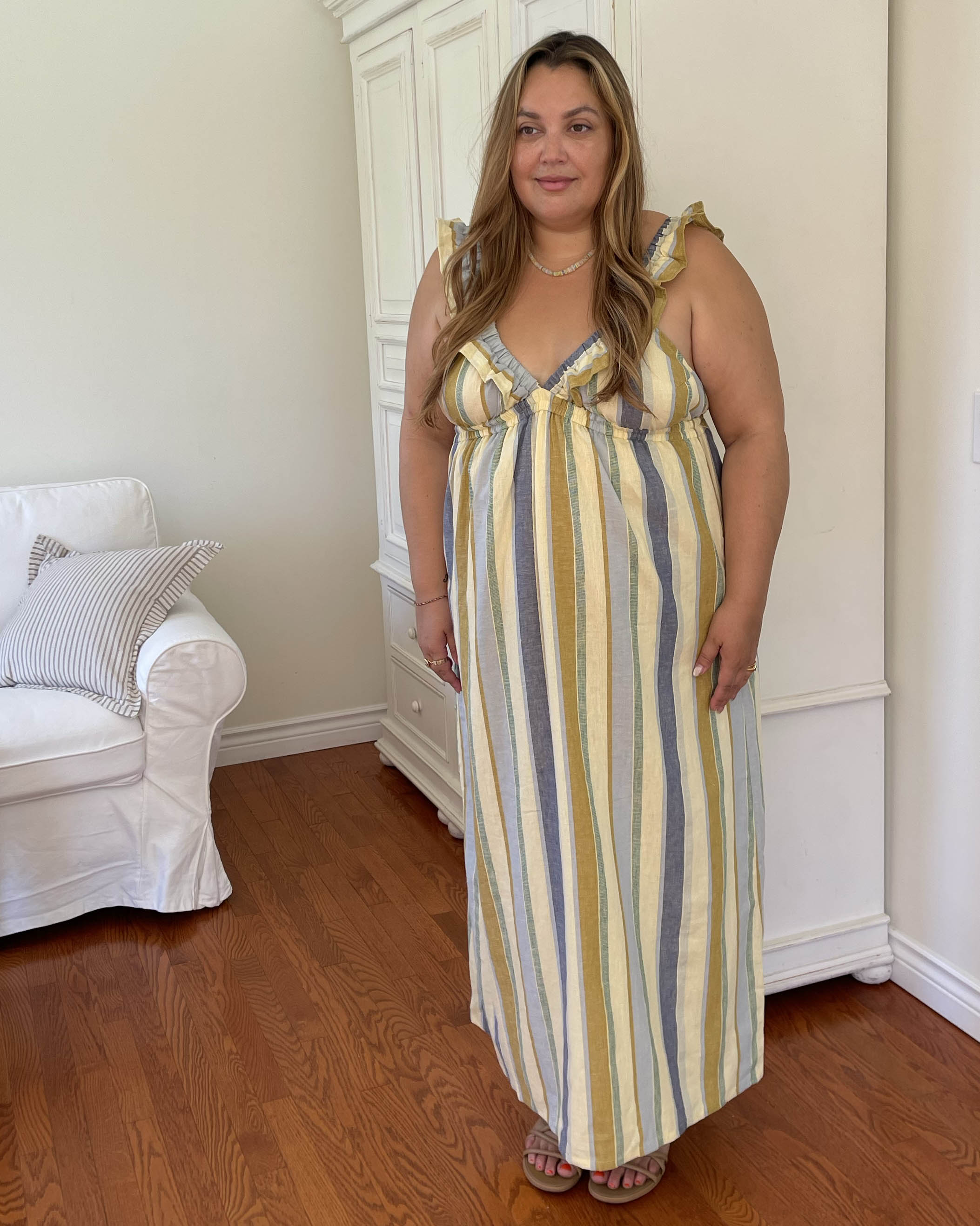 Last Chance | Milos Dress | Parasol Stripe | XL