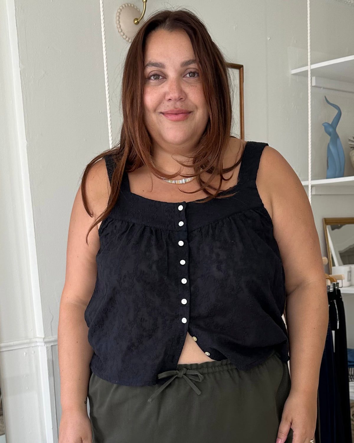 Last Chance | Nightie Tank | Noir Embroidery | L/XL