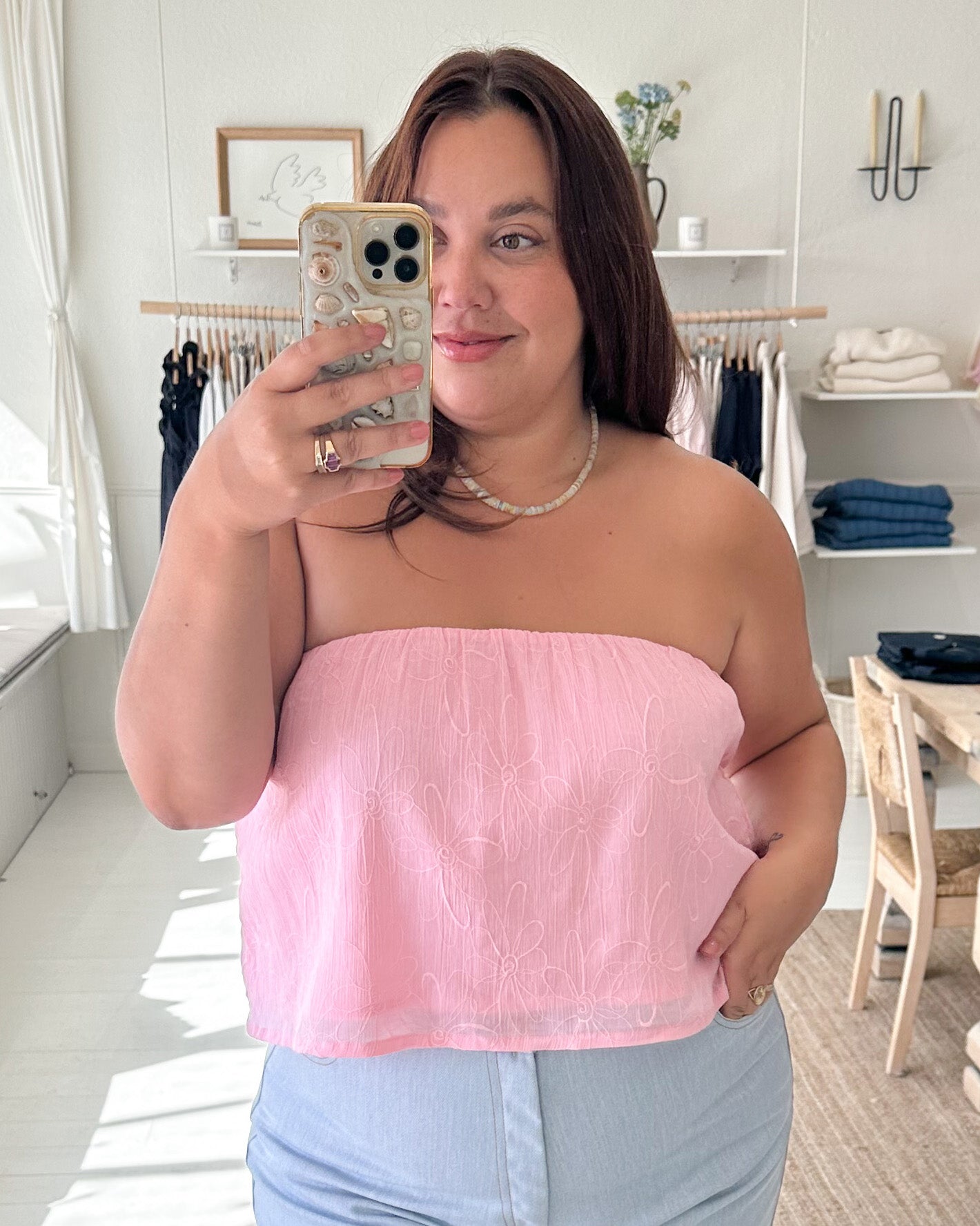 Last Chance | Tully Top | Pink Bloom | XXL/1X