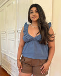 Last Chance | Milos Top | Denim | L