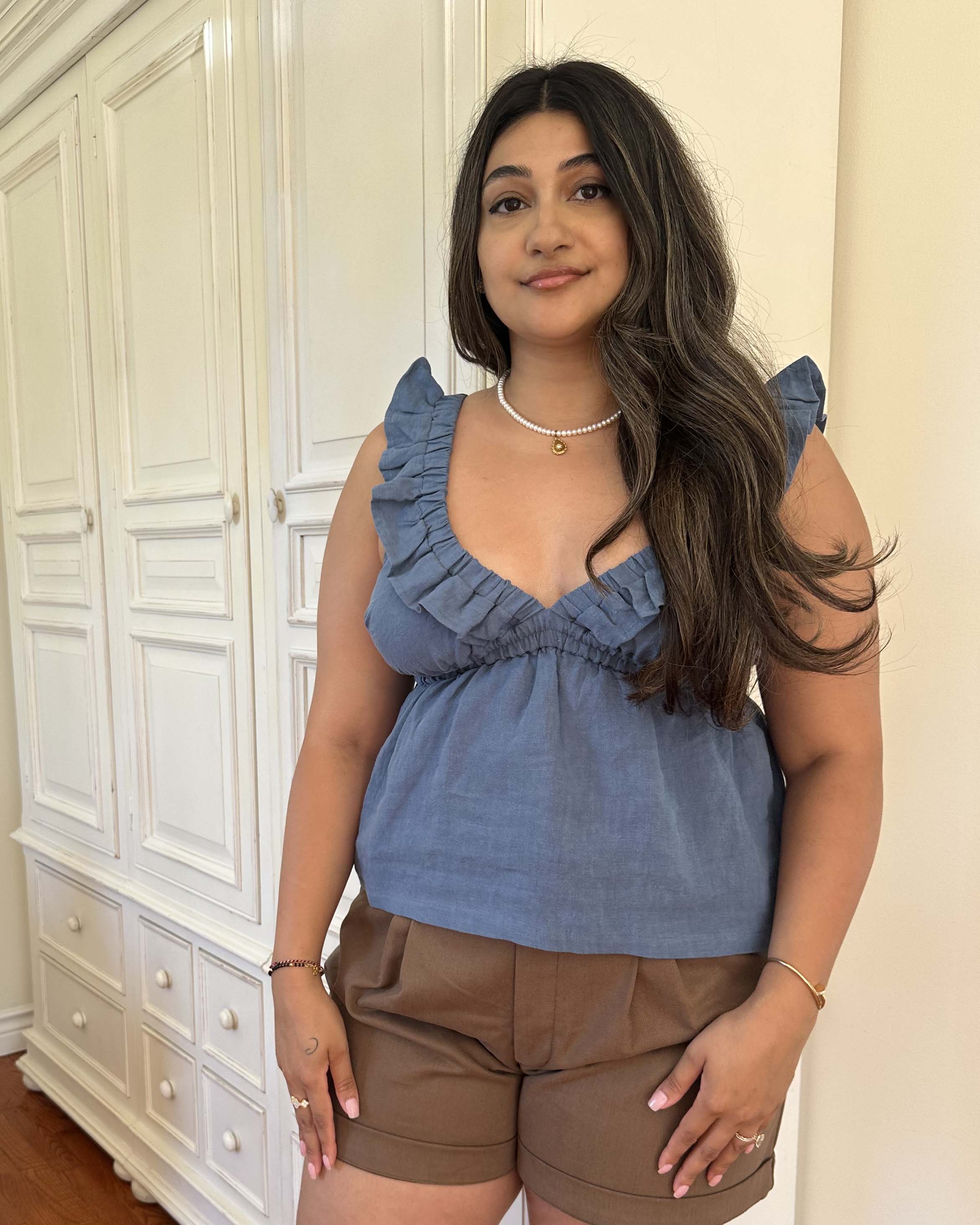 Last Chance | Milos Top | Denim | L