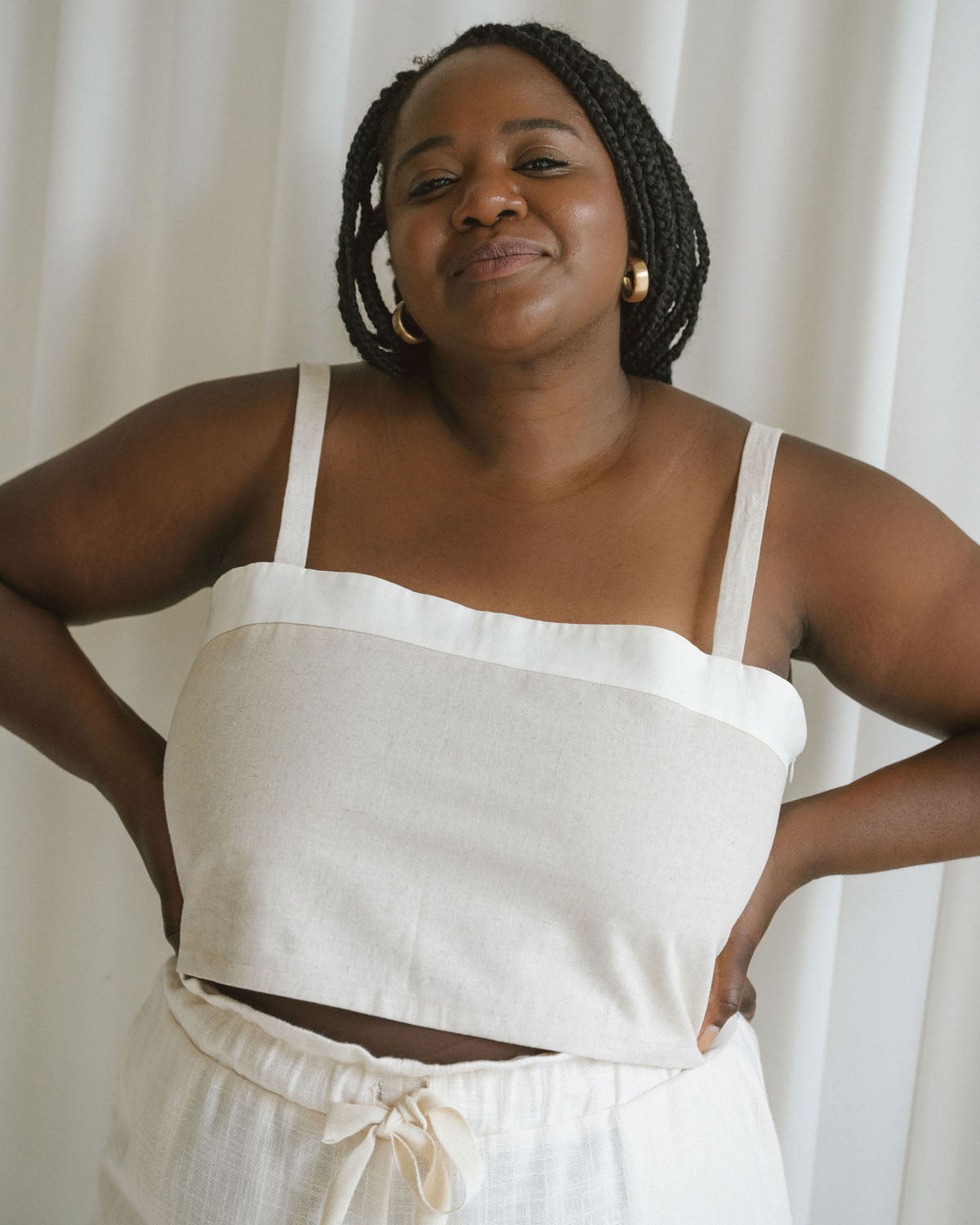 harly jae - Cardin Tank Top. Made from natural fibres: organic linen and organic cotton